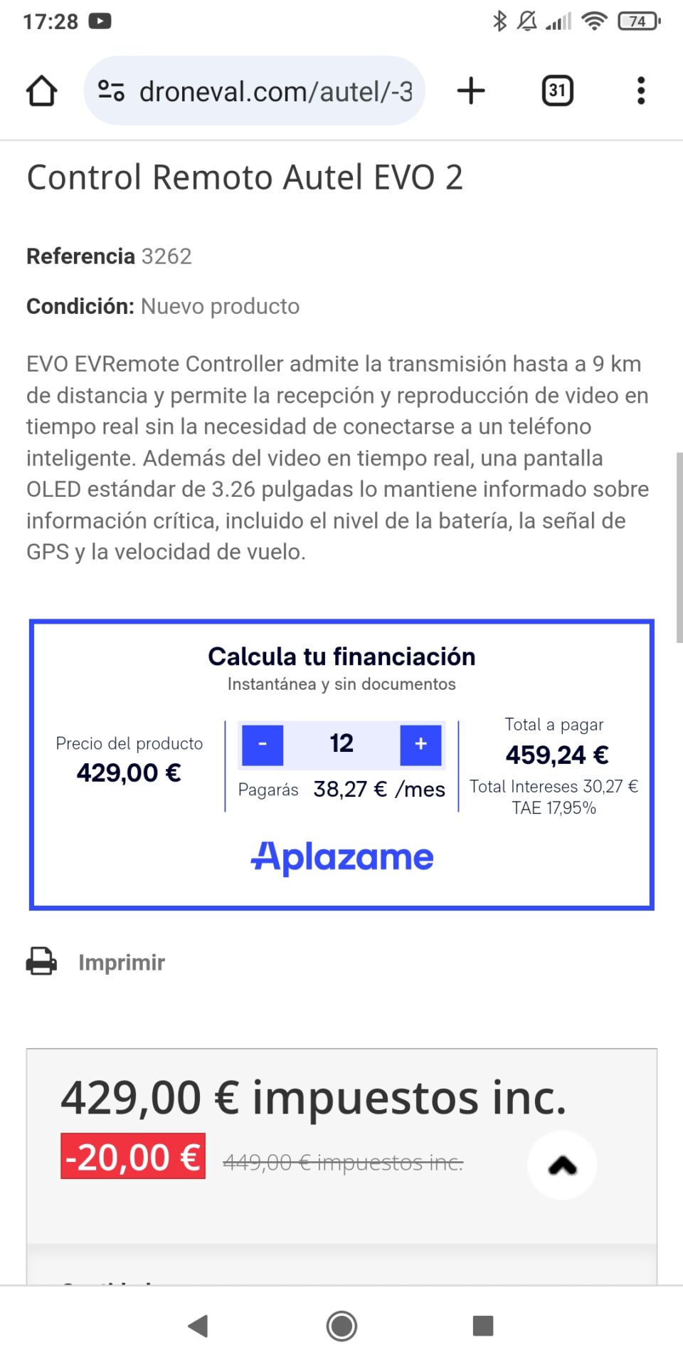 Live Deck Autel Evo 2 (3956) - Imagen 4